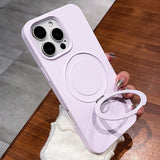 Liquid Silicone Magnetic Holder Phone Case for IPhone