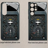 Stylish Aircraft Cockpit Instrument Phone Case For Samsung
