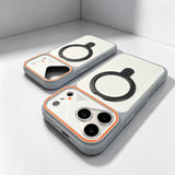 New Matte Anti-Drop MagSafe Case with Magnetic Ring Stand For iPhone