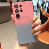 Gradient Color Soft Silicone Case For Samsung