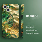 Flowing Water Brings Wealth fingerprint-resistant Case For iPhone