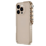 New Mechanical Aluminum Alloy Frame Metal Bumper Case For iPhone
