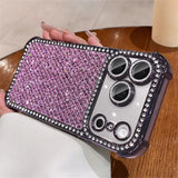 Colorful sequin full-screen diamond phone case For iPhone