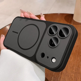 Color-blocking matte magnetic case For iPhone