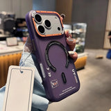 Frosted Semi-Transparent Magnetic Protective Case For iPhone