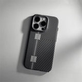 Relief Carbon Fiber Magnetic Case for iPhone