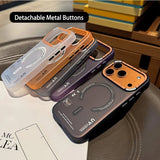 Frosted Translucent Magnetic Case For iPhone