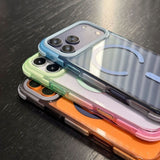 Gradient Clear Magnetic Phone Case For iPhone