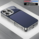 Original Electroplated glass Case For iPhone