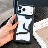 Stylish and cool 3D snake-shaped hollow phone case For iPhone