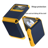 Luxury Silicone Hinge Full Package Phone Case For Samsung Z Flip