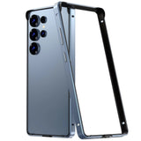 Durable Aluminum Silicone Hybrid Bumper Case For Samsung