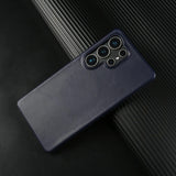 Natural Cowhide Genuine Leather Case For Samsung Galaxy