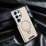 360° Rotating Bracket Leather Phone Case for Samsung Galaxy