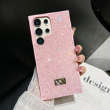 Luxury Flashing Swan Shockproof and Anti Drop Back Phone Case for Samsung