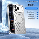 Breathable All-metal snap-lock magnetic case for iPhone