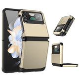 Luxury Silicone Hinge Full Package Phone Case For Samsung Z Flip