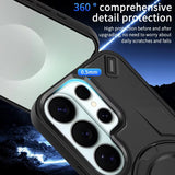 Magnetic Wireless Charge Mecha Shockproof Cover For Samsung