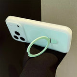 MagSafe Ice Cream Silicone 360 Stand Armor Case For iPhone