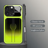 Gradient Effect Pattern Hard Case for iPhone