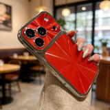 Stylish electroplated CD laser shockproof phone case For iPhone