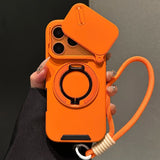 Drop-proof case with sliding camera cover For iPhone