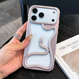Stylish and cool 3D snake-shaped hollow phone case For iPhone