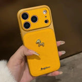 The Year of the Horse Retro leather-textured pony case for iPhone