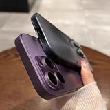Luxury Laser Aurora CD Pattern Matte Case For iPhone