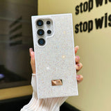 Luxury Flashing Swan Shockproof and Anti Drop Back Phone Case for Samsung