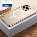 Metal Magnetic Aluminum Frame Phone Cases for IPhone