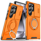 Magnetic 360° Rotate Bracket Slide Camera Case for Samsung
