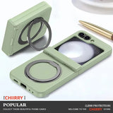 Magnetic  Hard  Holder Case For Samsung Galaxy Z Flip