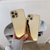 Electroplated Mirror-Finish Shockproof Phone Case for IPhone