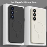 Liquid Silicone Magnetic Shockproof Case For Samsung