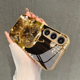 Luxury Gold-Leaf Fruit Pattern Case For Samsung