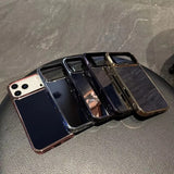 Luxury Electroplated Shockproof Makeup Mirror Phone Case For iPhone