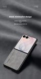 Suede Leather Shockproof Cover For Samsung Z Flip