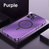 Aluminum Alloy Magnetic Protective Case (MagSafe Compatible) For iPhone