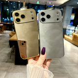 Electroplated Mirror-Finish Shockproof Phone Case for IPhone