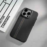 Relief Carbon Fiber Magnetic Case for iPhone