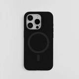 Advanced Simple Magnetic Liquid Silicone Case for iPhone