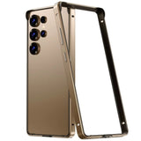 Durable Aluminum Silicone Hybrid Bumper Case For Samsung