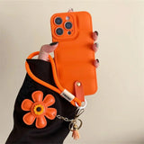 Fashion Down Jacket Lanyard Phone Case for IPhone