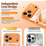 Romantic Floral Magnetic Phone Case with Stand for IPhone