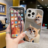 Popular cartoon pets Mirror phone case For iPhone