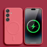 Liquid Silicone Magnetic Shockproof Case For Samsung