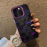 Creative Honeycomb shockproof Case For iPhone