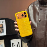Alligator-Patterned PU Leather Phone Case For iPhone