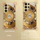 Gold Compass Pattern Hard Case for Samsung